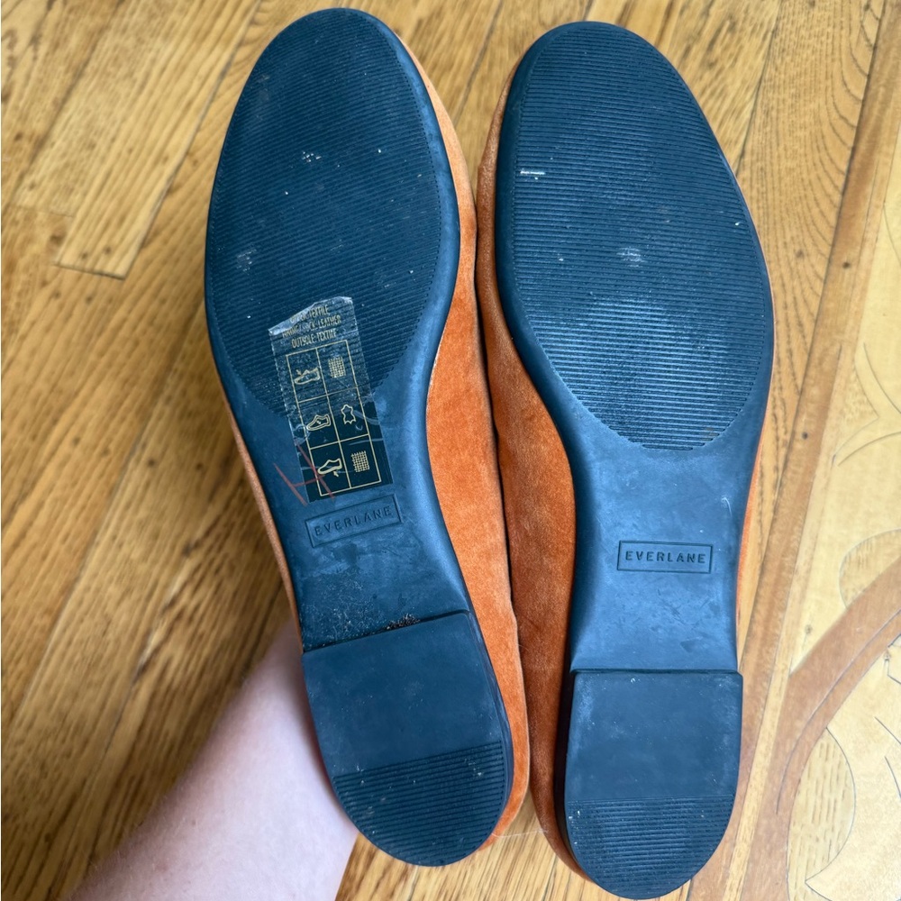 Everlane The Mary Jane in Toasted Almond Velvet Womens Flats Shoes Size 10.5 - Picture 6 of 7